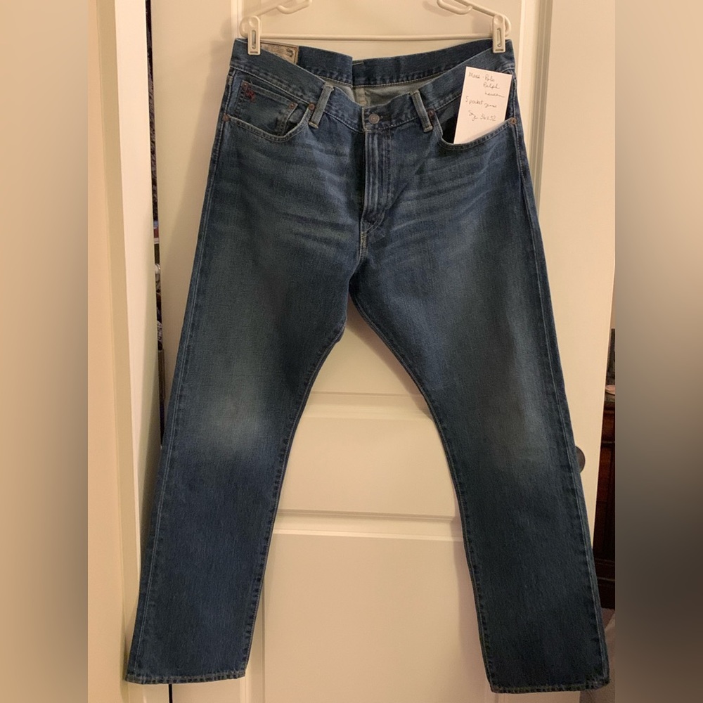Men’s - Polo - Ralph Lauren - 5 Pocket Jeans - 36x32